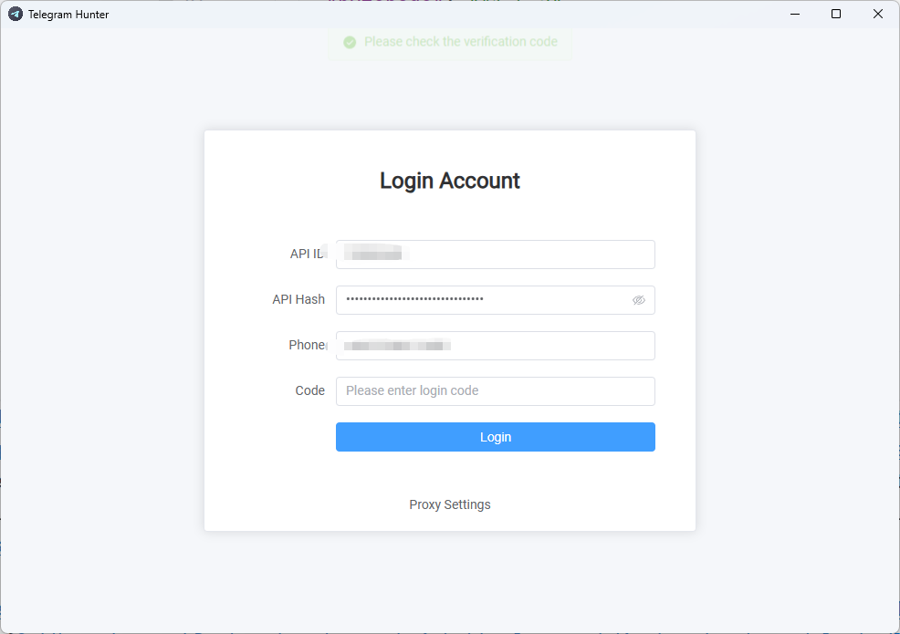 Login
